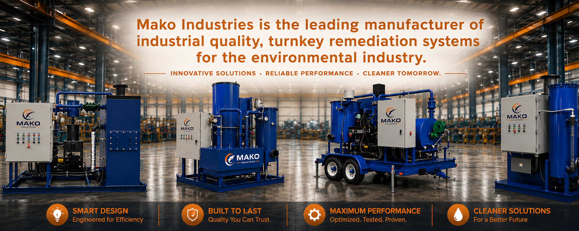 Industrial field work and remediation equipment