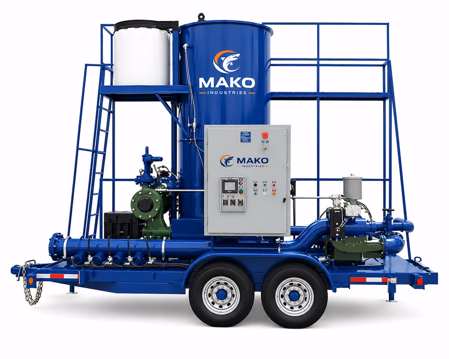 2000 CFM Makotherm DG- Thermal Catalytic Oxidizer/Tank De-Gassing System