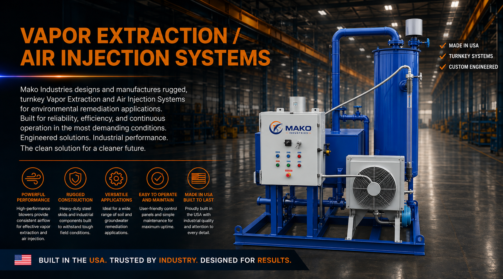 Vapor Extraction/Air Injection Systems